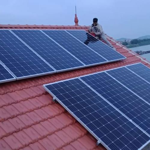 Công trình 3,45 kw chú Năm The, Hoài Thượng